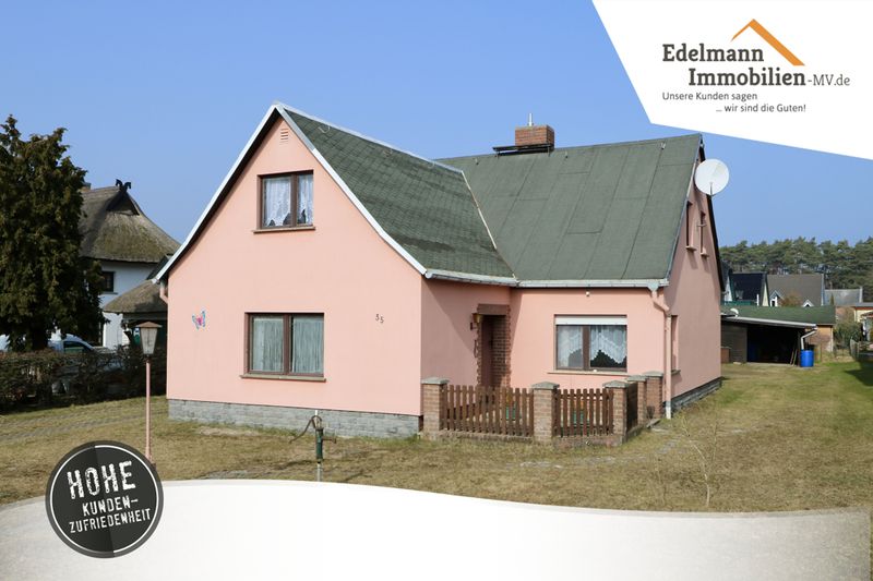 Ca.150m² großes EFH+ELW, 2 Garagen u. Carport auf 1341m² Grd. nur 600 m von der Ostsee entfernt!